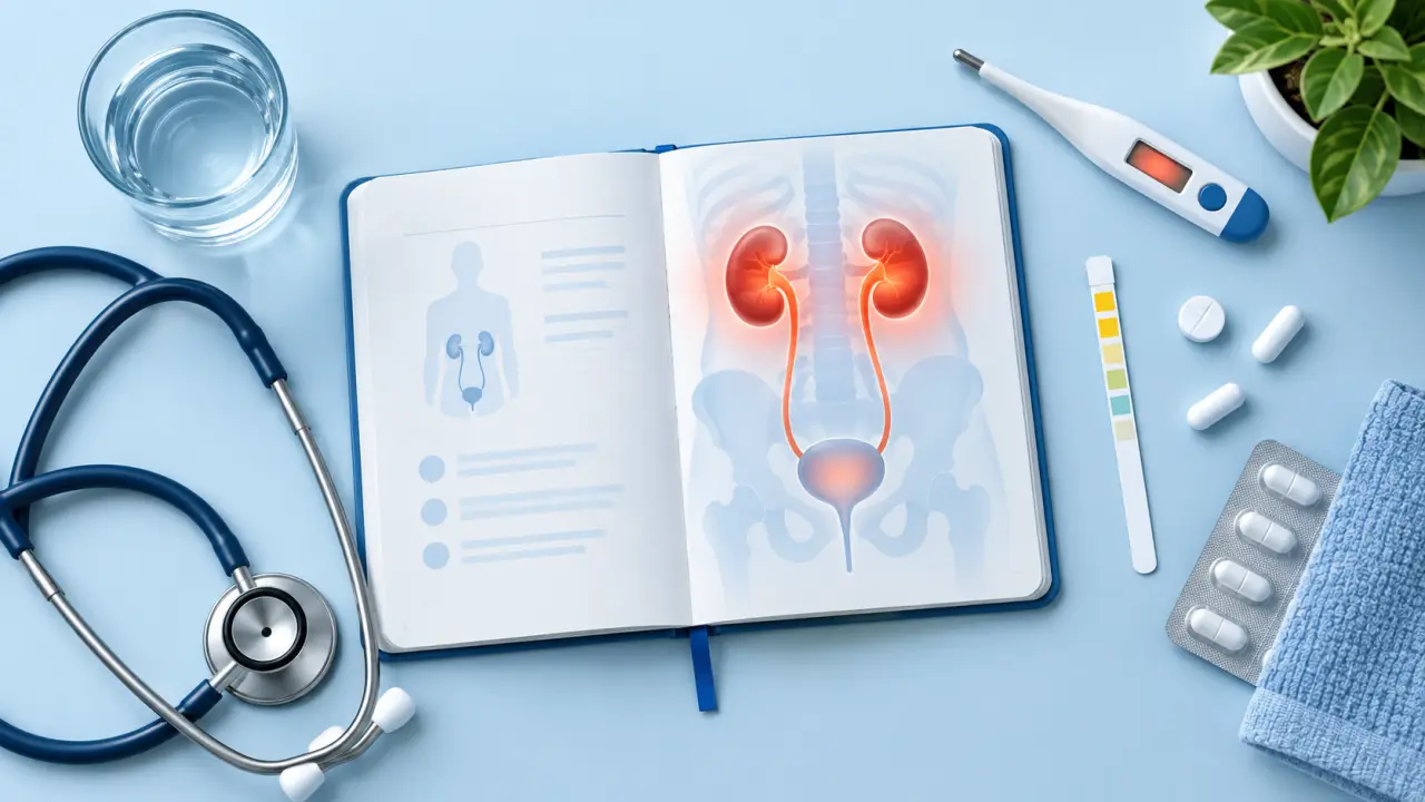 Fièvre et douleur lombaire : quand une infection urinaire atteint les reins