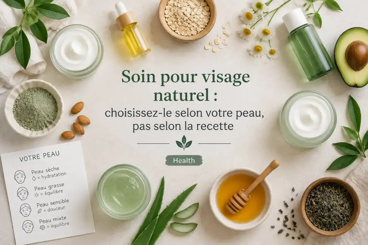 Soin pour visage naturel : choisissez-le selon votre peau, pas selon la recette