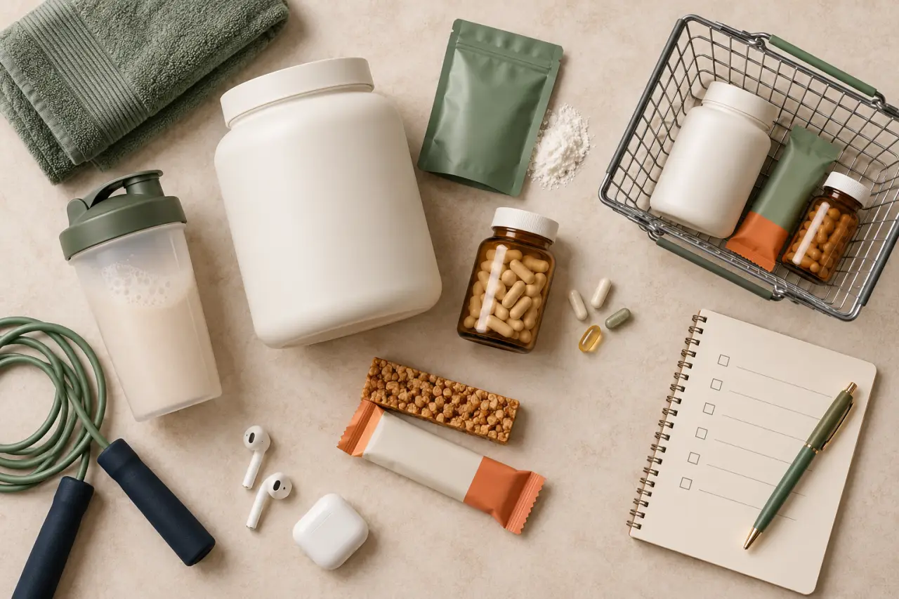 La boutique fitness et nutrition sportive : choisir ses compléments sans surcharger son panier